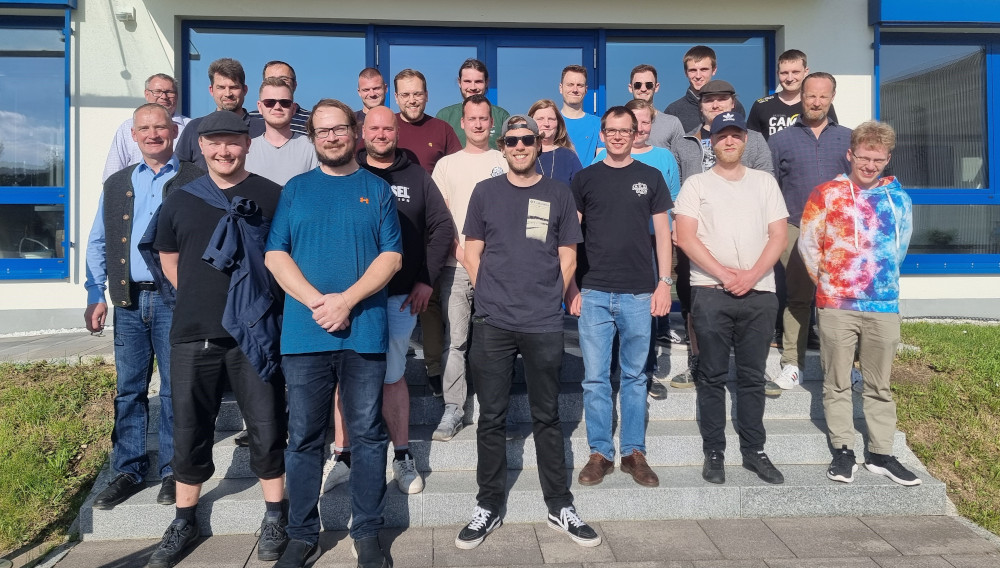 Gruppenfoto der Beteiligten des Praxisseminars in Bad Kissingen