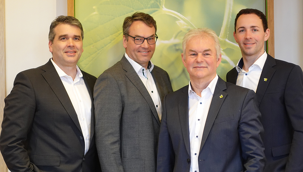 Carlos Ruiz, Dr. Erich Lehmair, Dr. Johann Pichlmaier und Dr. Johannes Stampfl