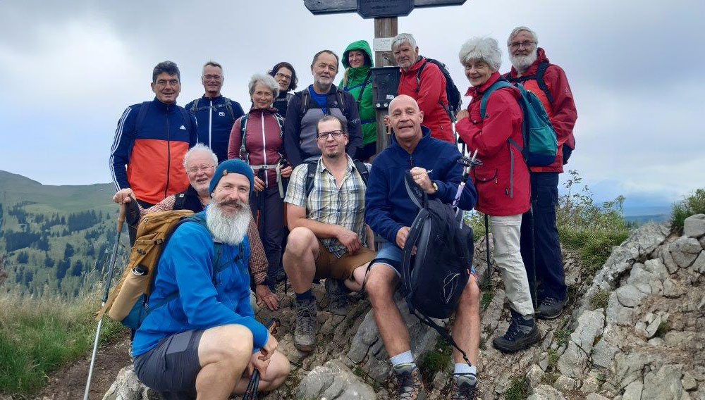 Teilnehmer der DBMB-Südbayern-Bergtour 2025