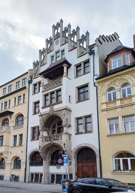Repräsentatives Stadthaus von Josef Schülein (Foto: Haus der Bayerischen Geschichte)
