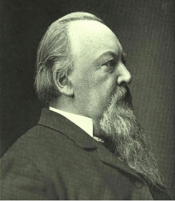 Porträtfoto von Johannes Ewald Siebel (1845-1919) (Foto: Brookston Beer Bulletin)