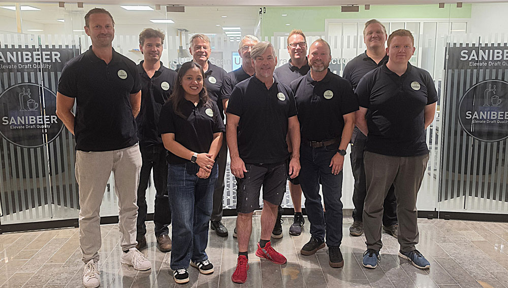 Ein Teil des Sanibeer-Teams